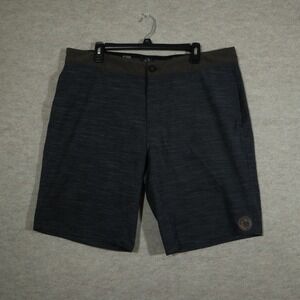 HippyTree Hybrid Shorts Mens 38 Grey Brown Stretch Surf Utility Gorpcore Outdoor